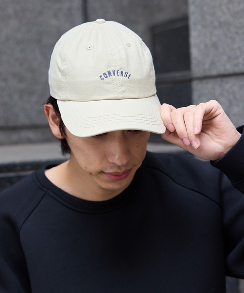 CONVERSE（コンバース）の「CONVERSE/コンバース ベースボール ６パネルキャップ（キャップ・メンズ・ライトグレー/ベージュ/オレンジ/グレー/ブルー/ブラック・FREE）」の8枚目の写真