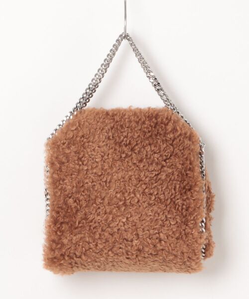 STELLA McCARTNEY（ステラマッカートニー）の「Falabella Plush Mini Tote Bag / ファラベラ プラッシュ ミニ トートバッグ（ショルダーバッグ・レディース・ブラウン・ONE SIZE）」の5枚目の写真