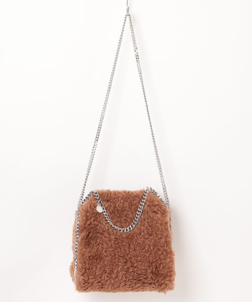 STELLA McCARTNEY（ステラマッカートニー）の「Falabella Plush Mini Tote Bag / ファラベラ プラッシュ ミニ トートバッグ（ショルダーバッグ・レディース・ブラウン・ONE SIZE）」の6枚目の写真
