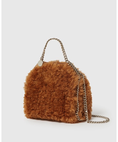 STELLA McCARTNEY（ステラマッカートニー）の「Falabella Plush Mini Tote Bag / ファラベラ プラッシュ ミニ トートバッグ（ショルダーバッグ・レディース・ブラウン・ONE SIZE）」の2枚目の写真