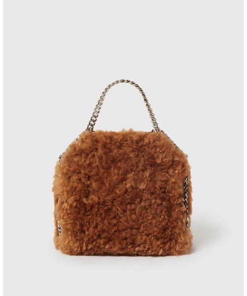 STELLA McCARTNEY（ステラマッカートニー）の「Falabella Plush Mini Tote Bag / ファラベラ プラッシュ ミニ トートバッグ（ショルダーバッグ・レディース・ブラウン・ONE SIZE）」の3枚目の写真