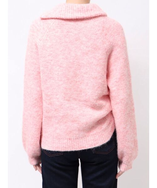 MERCURYDUO(マーキュリーデュオ)の「アシメZIPオーバーニット(ニット/セーター・レディース・ブラウン/ピンク/オフホワイト・FREE)」の14枚目の写真