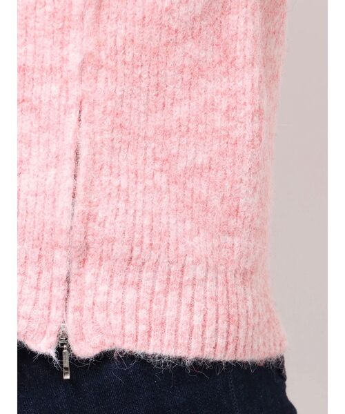 MERCURYDUO(マーキュリーデュオ)の「アシメZIPオーバーニット(ニット/セーター・レディース・ブラウン/ピンク/オフホワイト・FREE)」の17枚目の写真