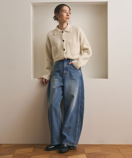 セール】コットンデニム カーブパンツ（デニムパンツ）｜BEAUTY&YOUTH