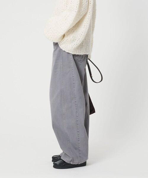 BEAUTY&YOUTH UNITED ARROWS（ビューティーアンドユースユナイテッドアローズ）の「コットンデニム カーブパンツ（デニムパンツ・レディース・コバルトブルー/ダークグレー・M/S/XS）」の22枚目の写真