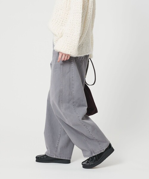 BEAUTY&YOUTH UNITED ARROWS（ビューティーアンドユースユナイテッドアローズ）の「コットンデニム カーブパンツ（デニムパンツ・レディース・コバルトブルー/ダークグレー・M/S/XS）」の21枚目の写真