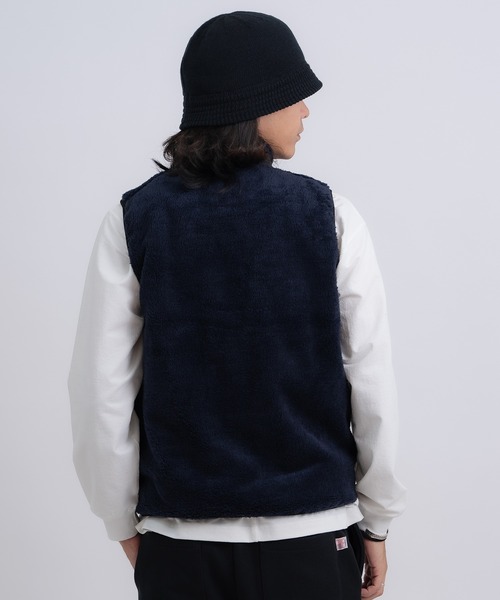 improves（インプローブス）の「スタンドカラー 防風 ボアベスト（ベスト・メンズ・ネイビー/カーキ・XX-LARGE/X-LARGE/LARGE/MEDIUM）」の9枚目の写真