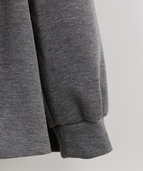 BLUEEAST(ブルーイースト)の「ペプラムジップパーカー(パーカー・レディース・グレー/ブラック・MEDIUM)」の21枚目の写真