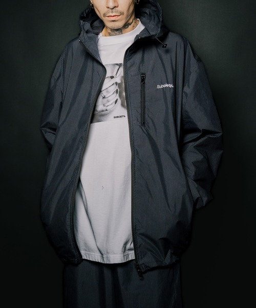 セール】Graph check hoodie（マウンテンパーカー）｜Subciety
