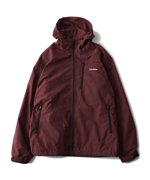 Subciety(サブサエティ)の「Graph check hoodie(マウンテンパーカー・メンズ・ブラック/ホワイト/バーガンディー・SMALL/MEDIUM/LARGE/X-LARGE)」の14枚目の写真