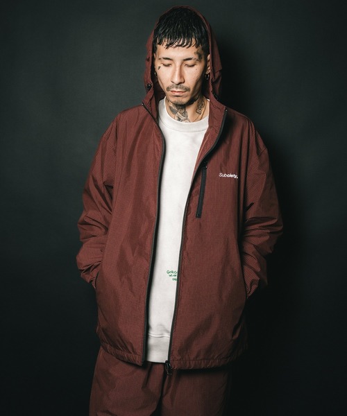 セール】Graph check hoodie（マウンテンパーカー）｜Subciety