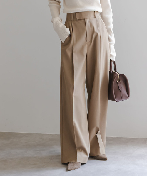 Noble(ノーブル)の「《追加》エステルツイルストレッチスラックスパンツ(スラックス・レディース・ブラウン/モカ・40/38/36/34)」の18枚目の写真