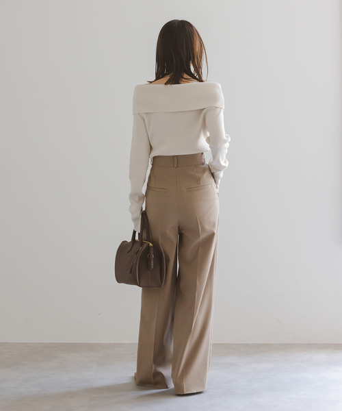 Noble(ノーブル)の「《追加》エステルツイルストレッチスラックスパンツ(スラックス・レディース・ブラウン/モカ・40/38/36/34)」の21枚目の写真