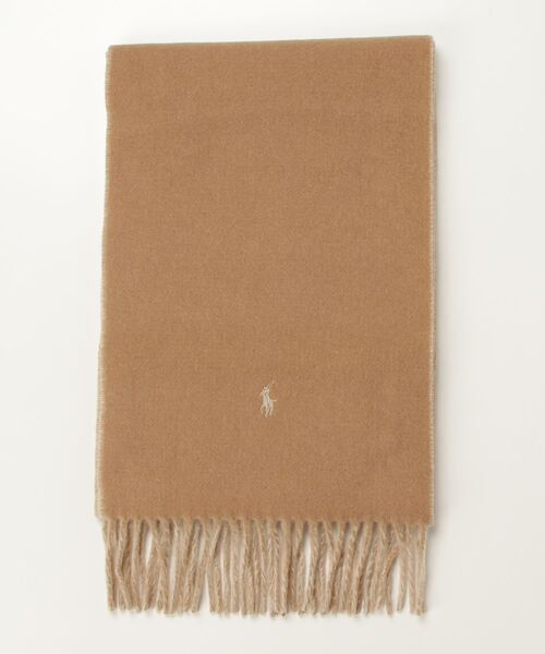 リバーシブル ウールカシミヤ マフラー（マフラー）｜POLO RALPH