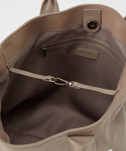 BEARDSLEY(ビアズリー)の「《本革》ドット刺繍バッグ/大(トートバッグ・レディース・ブラック/グレー系その他/ピンク・LARGE)」の17枚目の写真