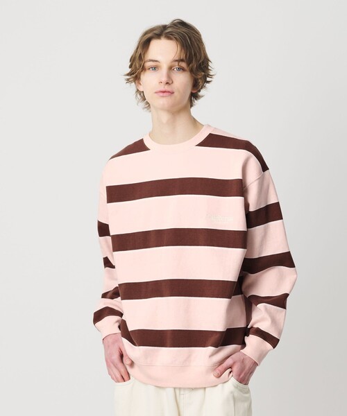 セール】＜CGS.＞ボーダー スウェット クルーネック（スウェット