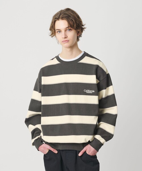セール】＜CGS.＞ボーダー スウェット クルーネック（スウェット