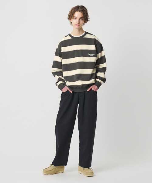 California General Store(California General Store)の「<CGS.>ボーダー スウェット クルーネック(スウェット・メンズ・ダークグレー/ピンク/ネイビー・M/S/L/XL)」の6枚目の写真