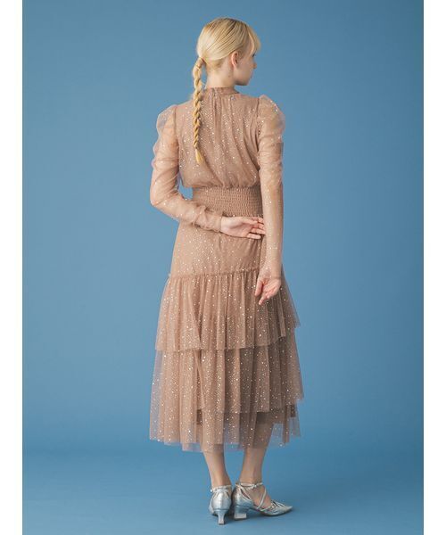 ロングスリーブラメチュールドレス（ドレス）｜FURFUR（ファーファー