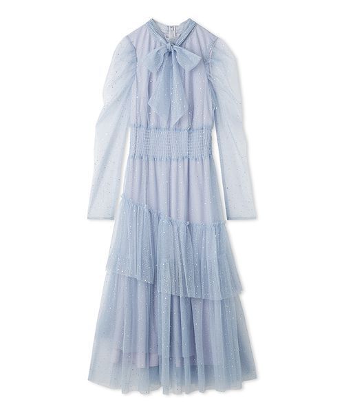 ドレス　ロングスリーブラメチュールドレス　furfur ロングスリーブラメチュールドレス（ドレス）｜FURFUR（ファーファー