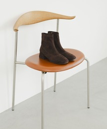 GLOBAL WORK | らくっション撥水ストレッチローヒール/598275(ブーツ)