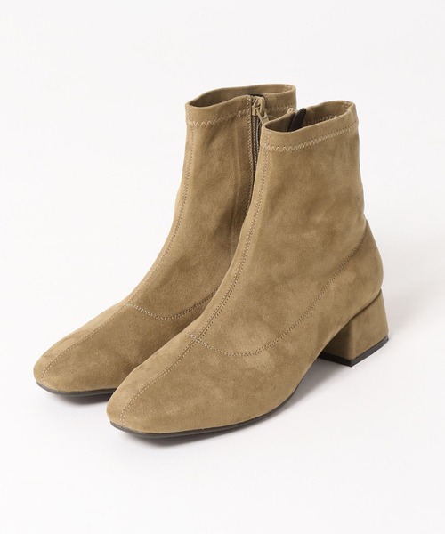 GLOBAL WORK（グローバルワーク）の「らくっション撥水ストレッチローヒール/598275（ブーツ・レディース・ブラック/ブラック系その他/ブラウン/ダークブラウン・X-LARGE/SMALL/LARGE/MEDIUM）」の4枚目の写真