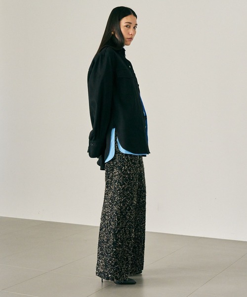 Chaos（カオス）の「Chaos(カオス)/ ◆WHY NOT NOW◆イーストデニムシャツ（シャツ/ブラウス・レディース・ブラック・FREE）」の12枚目の写真