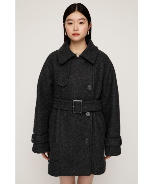 SLY STAND NECK MIDI コートブラック SLY | 【SPECIAL PRICE OUTER 税込15990円】【岩瀬洋志さん着用