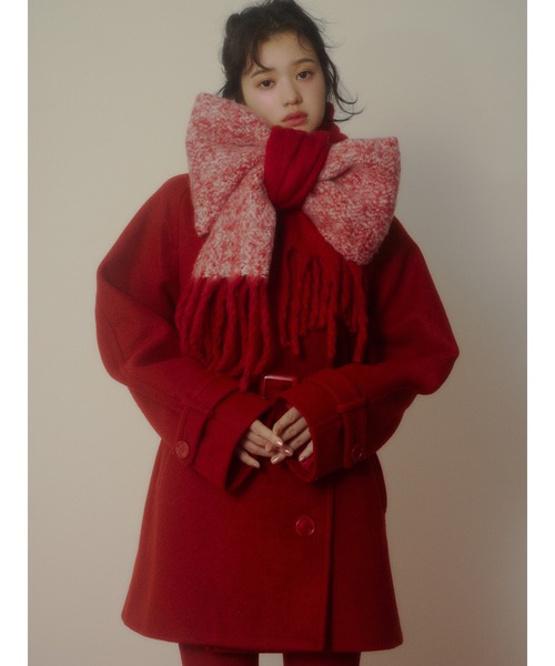 セール】STAND NECK MIDI COAT スタンドネック ミディコート 秋服 冬服