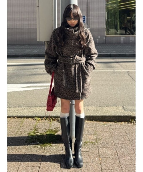 セール】STAND NECK MIDI COAT スタンドネック ミディコート 秋服 冬服