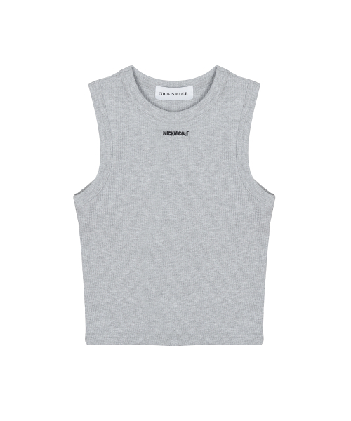NICK&NICOLE(ニックアンドニコール)の「MINIMAL CROP SLEEVELESS TOP_GRAY(Tシャツ/カットソー・レディース・その他・FREE)」の5枚目の写真