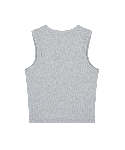 NICK&NICOLE(ニックアンドニコール)の「MINIMAL CROP SLEEVELESS TOP_GRAY(Tシャツ/カットソー・レディース・その他・FREE)」の6枚目の写真