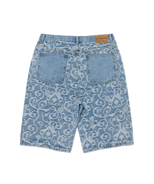 WKNDRS（ウィーキャンドース）の「ART NOUVEAU DENIM SHORTS (L.DENIM)（その他パンツ・レディース・その他・MEDIUM/LARGE/X-LARGE）」の2枚目の写真