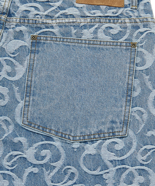 WKNDRS（ウィーキャンドース）の「ART NOUVEAU DENIM SHORTS (L.DENIM)（その他パンツ・レディース・その他・MEDIUM/LARGE/X-LARGE）」の6枚目の写真