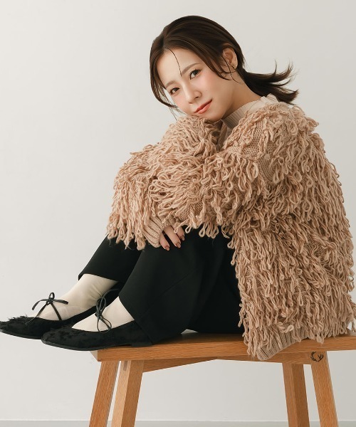 VIVIAN(ヴィヴィアン)の「yumi.×VIVIANコラボ 華奢リボンフラットシューズ(パンプス・レディース・ブラック/アイボリー/ワイン・S/M/L/LL)」の17枚目の写真