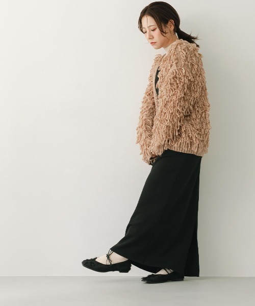 VIVIAN(ヴィヴィアン)の「yumi.×VIVIANコラボ 華奢リボンフラットシューズ(パンプス・レディース・ブラック/アイボリー/ワイン・S/M/L/LL)」の22枚目の写真