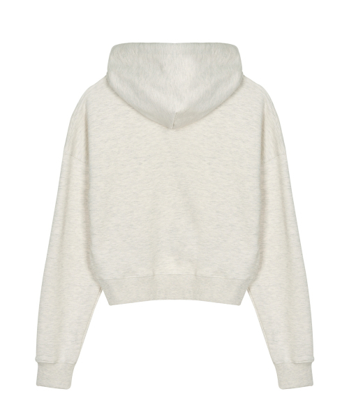 NICK&NICOLE(ニックアンドニコール)の「NICOLE LOGO CROP HOODY_OATMEAL(パーカー・レディース・その他・FREE)」の5枚目の写真