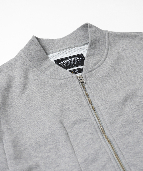 FRIZMWORKS(フリズムワークス)の「HEAVYWEIGHT SWEAT ZIP UP CARDIGAN _ GRAY(カーディガン/ボレロ・メンズ・その他・SMALL/MEDIUM/LARGE/X-LARGE)」の3枚目の写真