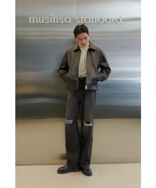 MUSINSA STANDARD（ムシンサスタンダード）の「[プレミアム] カシミヤ100 タートルネックニット [アイボリー]（ニット/セーター・メンズ・その他・SMALL/MEDIUM/LARGE/X-LARGE/XX-LARGE）」の12枚目の写真
