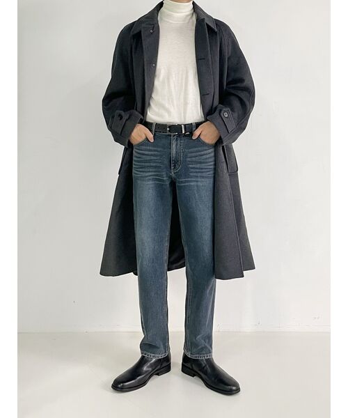 MUSINSA STANDARD（ムシンサスタンダード）の「[プレミアム] カシミヤ100 タートルネックニット [アイボリー]（ニット/セーター・メンズ・その他・SMALL/MEDIUM/LARGE/X-LARGE/XX-LARGE）」の7枚目の写真