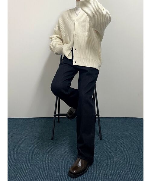 MUSINSA STANDARD（ムシンサスタンダード）の「[プレミアム] カシミヤ100 タートルネックニット [アイボリー]（ニット/セーター・メンズ・その他・SMALL/MEDIUM/LARGE/X-LARGE/XX-LARGE）」の6枚目の写真