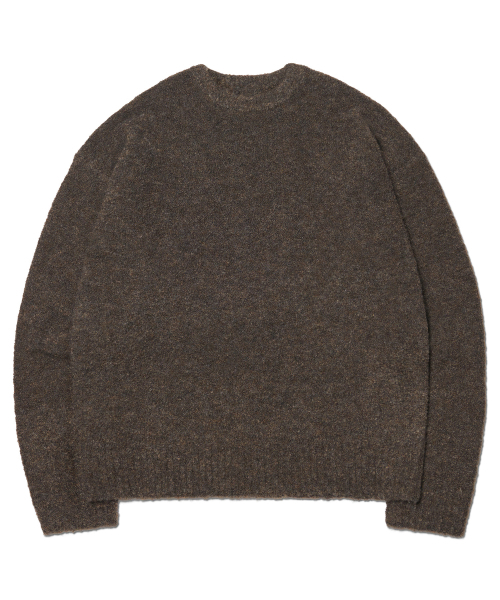 NOMANUAL(NOMANUAL)の「REVERSIBLE WOOL HAIRY KNIT - MUD(ニット/セーター・レディース・その他・SMALL)」の1枚目の写真
