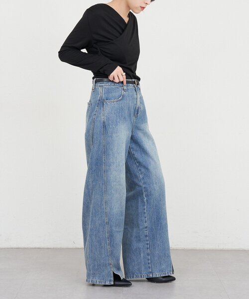 SHENERY（シーナリー）の「コクーンデニム（デニムパンツ）」 - WEAR