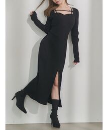 EATME | ベルテッドリブワンピース(ワンピース)