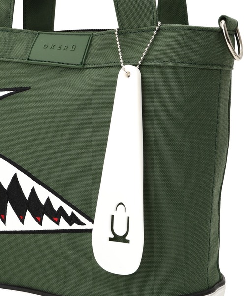 OKERU（オケル）の「OKERU/オケル/別注TYPE-C A10 MIL（ショルダーバッグ・レディース・カーキ・F）」の7枚目の写真