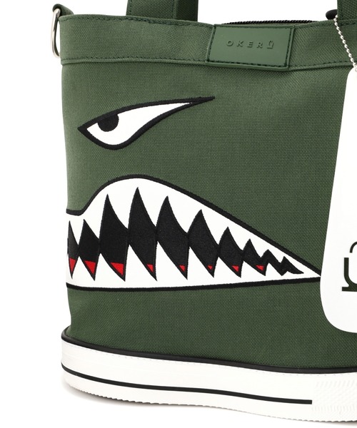 OKERU（オケル）の「OKERU/オケル/別注TYPE-C A10 MIL（ショルダーバッグ・レディース・カーキ・F）」の8枚目の写真