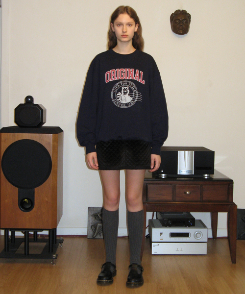 SINOON（シヌーン）の「ORIGINAL SWEATSHIRT (NAVY)（スウェット・レディース・その他・FREE）」の2枚目の写真