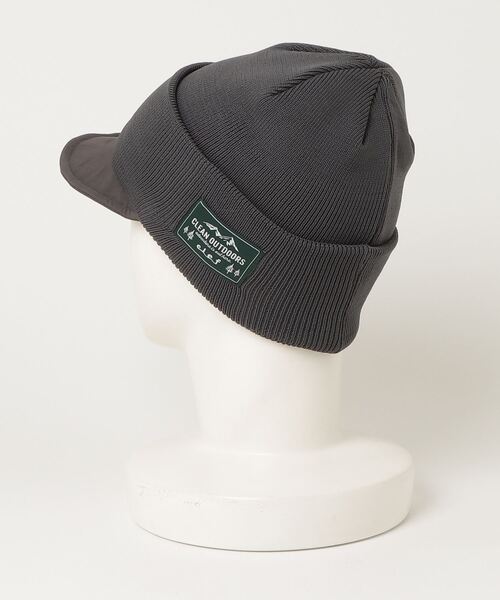 Clef（クレ）の「【クレ】ハッスイ スノー ニットキャップ（ニットキャップ/ビーニー・メンズ・ブラック/オリーブ/チャコールグレー・FREE）」の5枚目の写真