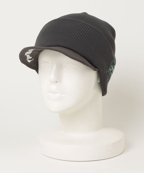 Clef（クレ）の「【クレ】ハッスイ スノー ニットキャップ（ニットキャップ/ビーニー・メンズ・ブラック/オリーブ/チャコールグレー・FREE）」の8枚目の写真