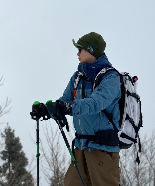 Clef（クレ）の「【クレ】ハッスイ スノー ニットキャップ（ニットキャップ/ビーニー・メンズ・ブラック/オリーブ/チャコールグレー・FREE）」の13枚目の写真